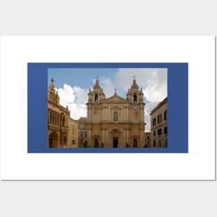 St Paul's Cathedral, Mdina Posters and Art